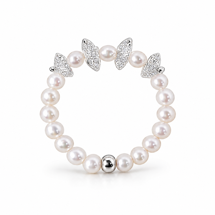 AUSKIA Original Handcrafted “Crushed Ice” Ring