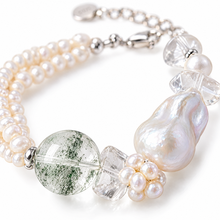 AUSKIA Handcrafted Baroque Bracelet – Understated Luxury